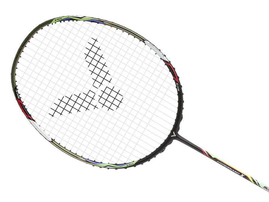 Details about   VICTOR HYPERNANO X 80L Badminton Racket White Racquet Racket String 4UG5 